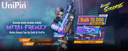 [Season Baru] Top Up Blood Strike di UniPin & Raih Cashback 10.000 UniPin Credits Setiap Hari